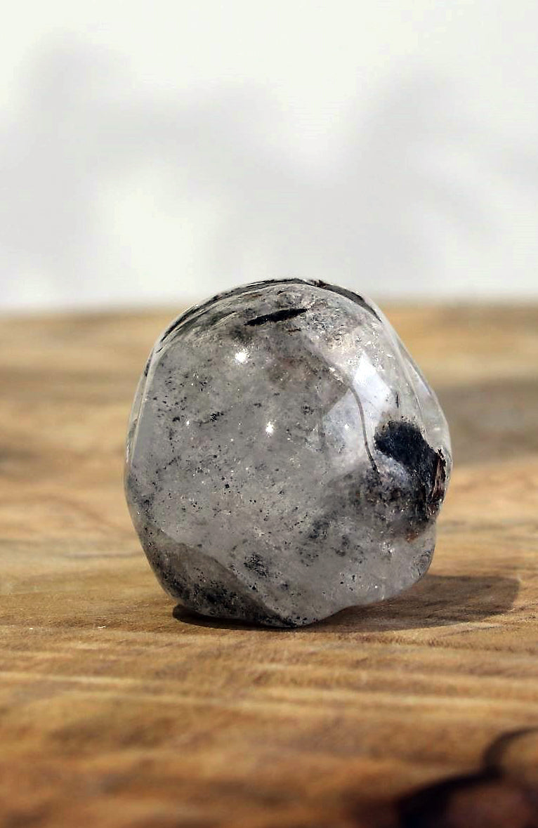 Black Tibetan Quartz Skull AA